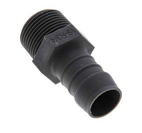 R 3/4'' Male x 19mm PA 6 Hose barb 10 Bar [2 Pieces]