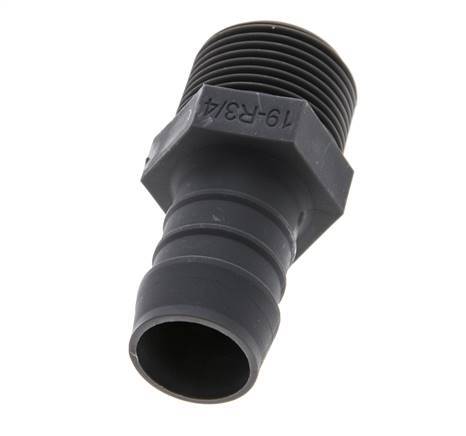 R 3/4'' Male x 19mm PA 6 Hose barb 10 Bar [2 Pieces]