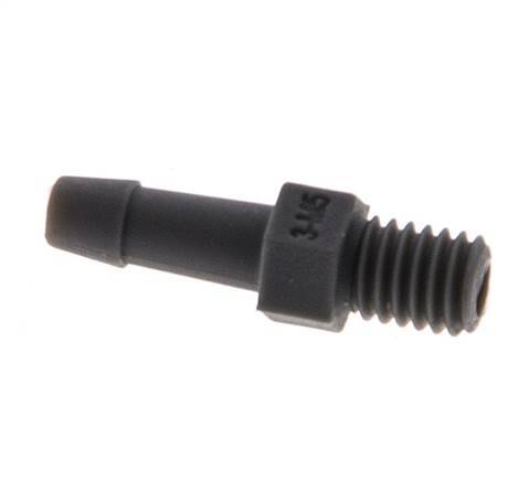 M5 Male x 3mm PA 6 Hose barb 10 Bar [20 Pieces]