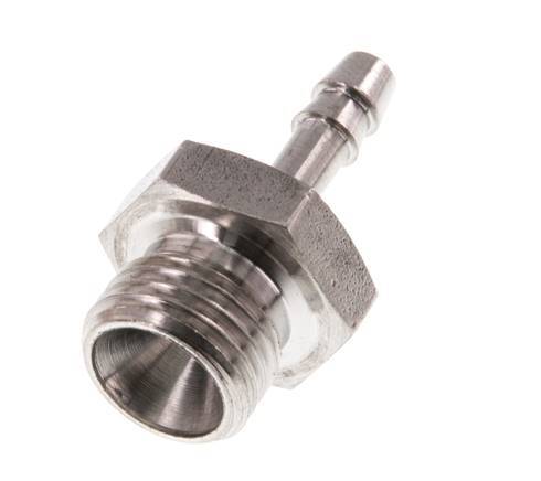 G 1/4'' Macho x 4mm Llave de manguera de acero inoxidable 40 Bar