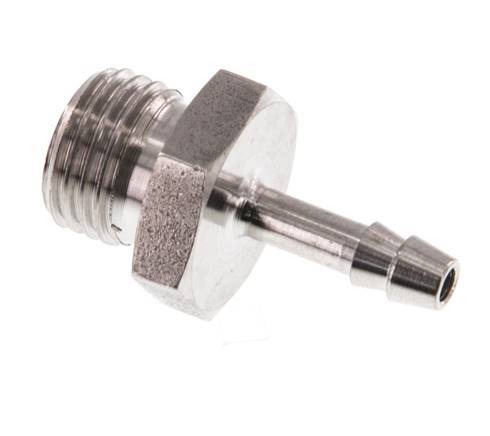 G 1/4'' Macho x 4mm Llave de manguera de acero inoxidable 40 Bar