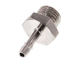 G 1/4'' Macho x 4mm Llave de manguera de acero inoxidable 40 Bar