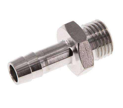 G 1/4'' Macho x 8mm Llave de manguera de acero inoxidable 40 Bar