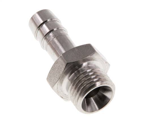 G 1/4'' Macho x 8mm Llave de manguera de acero inoxidable 40 Bar