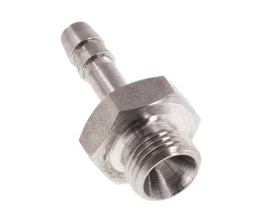 G 1/8'' Macho x 4mm Llave de manguera de acero inoxidable 40 Bar