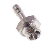 G 1/8'' Macho x 4mm Llave de manguera de acero inoxidable 40 Bar