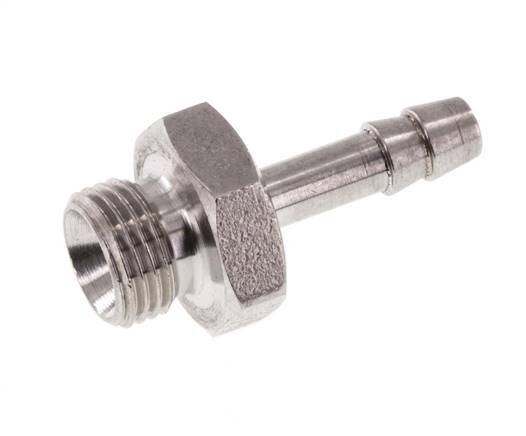 G 1/8'' Macho x 4mm Llave de manguera de acero inoxidable 40 Bar