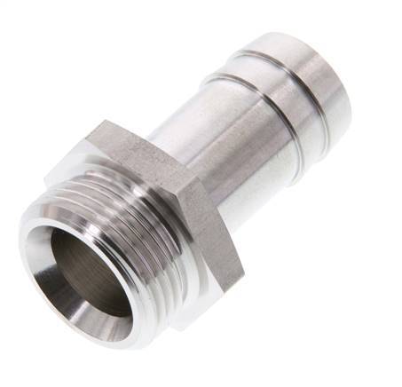 G 3/4'' Macho x 19mm Llave de manguera de acero inoxidable 40 Bar