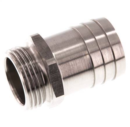 G 1'' Macho x 32mm Llave de manguera de acero inoxidable 40 Bar