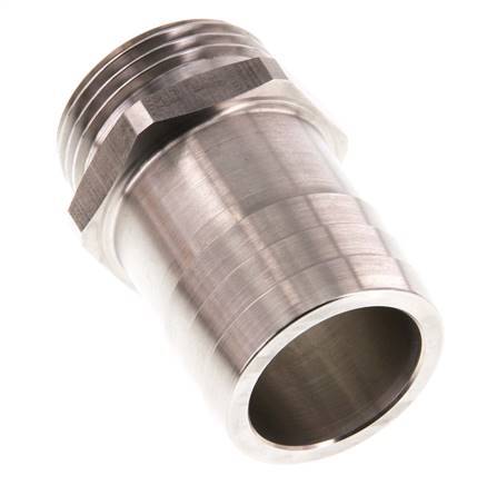 G 1'' Macho x 32mm Llave de manguera de acero inoxidable 40 Bar