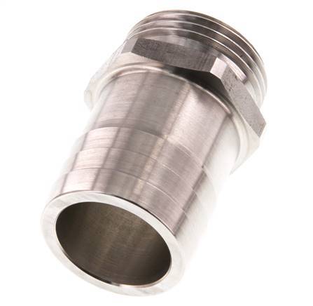G 1'' Macho x 32mm Llave de manguera de acero inoxidable 40 Bar