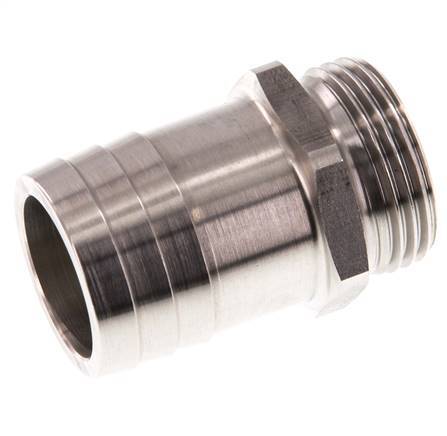 G 1'' Macho x 32mm Llave de manguera de acero inoxidable 40 Bar