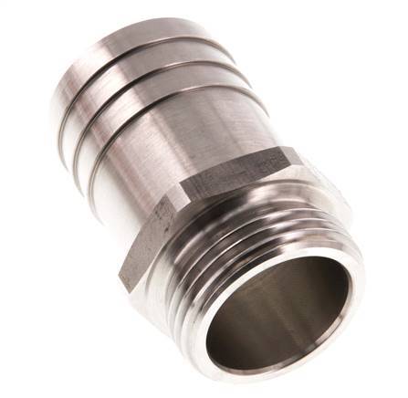 G 1'' Macho x 32mm Llave de manguera de acero inoxidable 40 Bar