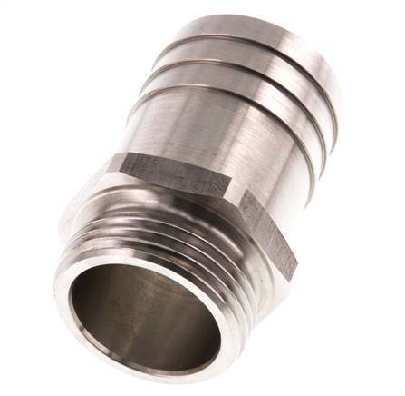 G 1'' Macho x 32mm Llave de manguera de acero inoxidable 40 Bar