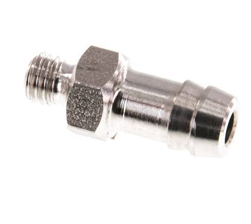 M5 Macho x 6mm Acero inoxidable Llave de manguera 40 Bar
