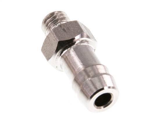 M5 Macho x 6mm Acero inoxidable Llave de manguera 40 Bar