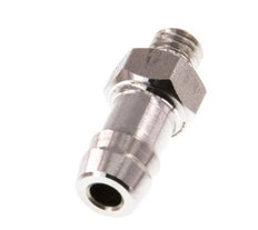 M5 Macho x 6mm Acero inoxidable Llave de manguera 40 Bar