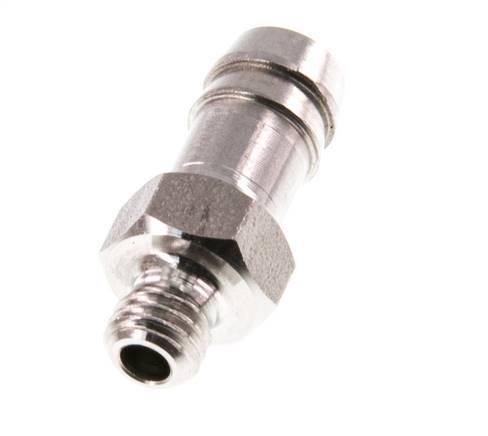 M5 Macho x 6mm Acero inoxidable Llave de manguera 40 Bar