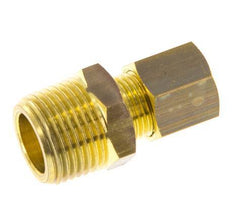 R 3/8'' Macho x 8mm Racor de compresión recto de latón 135 Bar DIN EN 1254-2