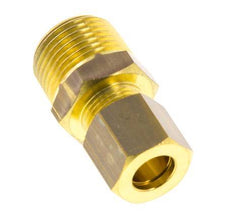R 3/8'' Macho x 8mm Racor de compresión recto de latón 135 Bar DIN EN 1254-2