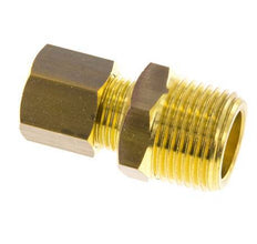 R 3/8'' Macho x 8mm Racor de compresión recto de latón 135 Bar DIN EN 1254-2