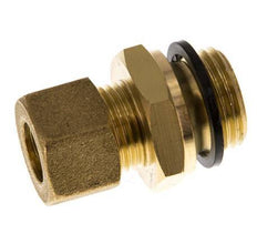 G 1/2'' Macho x 12mm Racor de compresión recto de latón con junta PA 75 Bar DIN EN 1254-2