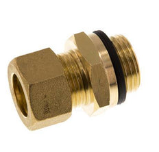 G 1/2'' Macho x 15mm Racor de compresión recto de latón con junta PA 82 Bar DIN EN 1254-2