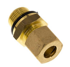 G 3/8'' Macho x 10mm Racor de compresión recto de latón con junta PA 95 Bar DIN EN 1254-2
