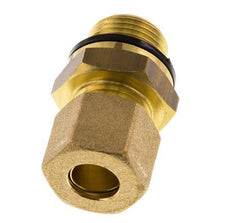 G 3/8'' Macho x 10mm Racor de compresión recto de latón con junta PA 95 Bar DIN EN 1254-2