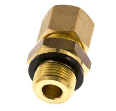 G 3/8'' Macho x 10mm Racor de compresión recto de latón con junta PA 95 Bar DIN EN 1254-2
