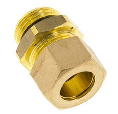 G 1/2'' Macho x 15mm Racor de compresión recto de latón con junta NBR 82 Bar DIN EN 1254-2