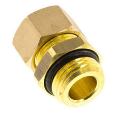 G 1/2'' Macho x 15mm Racor de compresión recto de latón con junta NBR 82 Bar DIN EN 1254-2