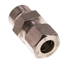 G 3/4'' Macho x 16S Racor de compresión recto de acero inoxidable 400 Bar DIN 2353