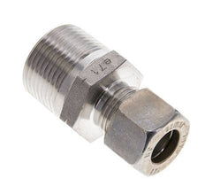 3/4'' NPT Male x 12L Stainless steel Straight Compression Fitting 315 Bar DIN 2353