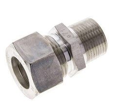 3/4'' NPT Male x 22L Stainless steel Straight Compression Fitting 160 Bar DIN 2353
