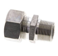 3/4'' NPT Male x 22L Stainless steel Straight Compression Fitting 160 Bar DIN 2353