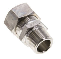 3/4'' NPT Male x 22L Stainless steel Straight Compression Fitting 160 Bar DIN 2353