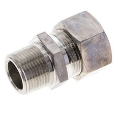 3/4'' NPT Male x 22L Stainless steel Straight Compression Fitting 160 Bar DIN 2353