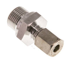 G 3/8'' Macho x 6L Racor de compresión recto de acero inoxidable 315 Bar DIN 2353