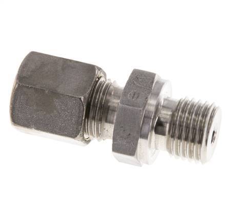 M14x1,5 Macho x 6S Racor de compresión recto de acero inoxidable 630 Bar DIN 2353