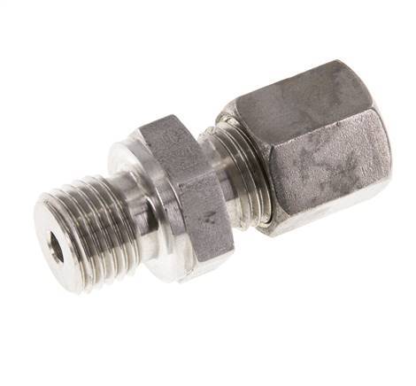 M14x1,5 Macho x 6S Racor de compresión recto de acero inoxidable 630 Bar DIN 2353