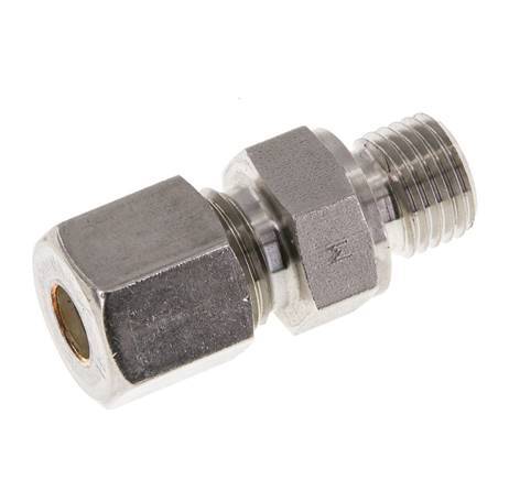 M14x1,5 Macho x 8S Racor de compresión recto de acero inoxidable 630 Bar DIN 2353