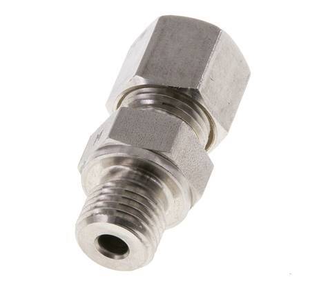 M14x1,5 Macho x 8S Racor de compresión recto de acero inoxidable 630 Bar DIN 2353