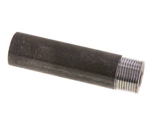 R 3/4'' Male x 26.9mm Steel Pipe Nipple with Welding End 50 Bar DIN 2982 - 100mm [5 Pieces]