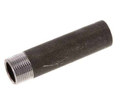 R 3/4'' Male x 26.9mm Steel Pipe Nipple with Welding End 50 Bar DIN 2982 - 100mm [5 Pieces]