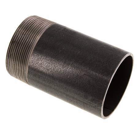 R 2 1/2'' Male x 76.1mm Steel Pipe Nipple with Welding End 50 Bar DIN 2982 - 120mm