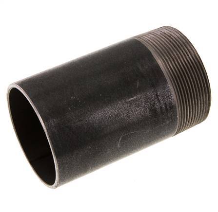 R 2 1/2'' Male x 76.1mm Steel Pipe Nipple with Welding End 50 Bar DIN 2982 - 120mm