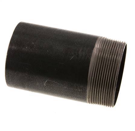 R 2 1/2'' Male x 76.1mm Steel Pipe Nipple with Welding End 50 Bar DIN 2982 - 120mm