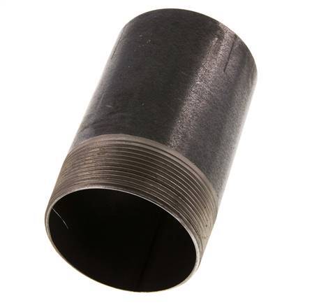 R 2 1/2'' Male x 76.1mm Steel Pipe Nipple with Welding End 50 Bar DIN 2982 - 120mm