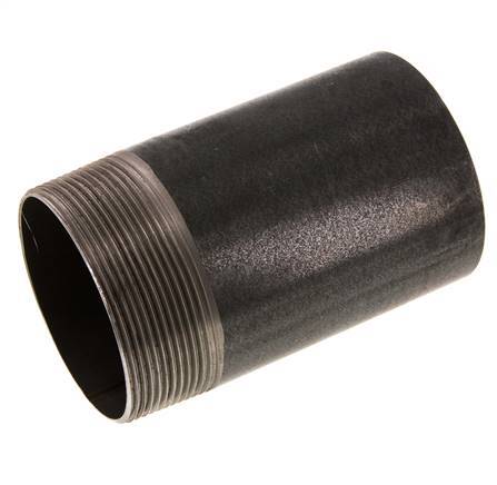 R 2 1/2'' Male x 76.1mm Steel Pipe Nipple with Welding End 50 Bar DIN 2982 - 120mm